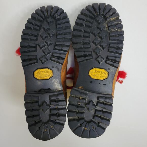 vtg United Shoemakers of America Hiking Mountaineer Boot 6D Speed Lace Vibram - Picture 7 of 8